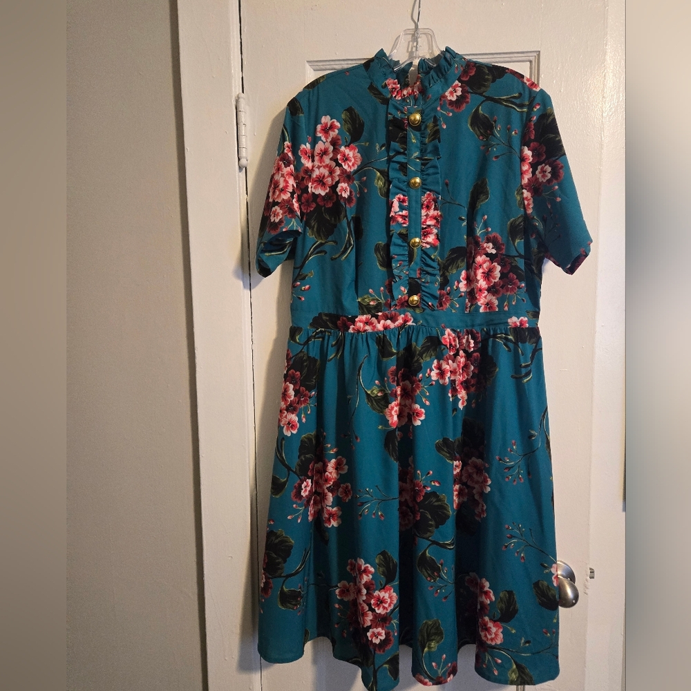 Eloquii Floral Dress